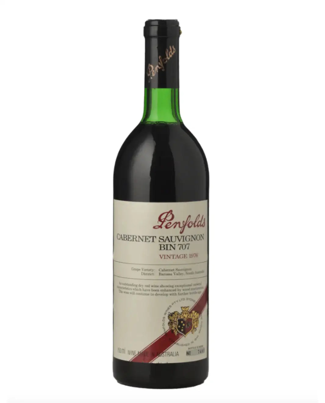 1976 Penfolds Bin 707 Cabernet Sauvignon 750ml