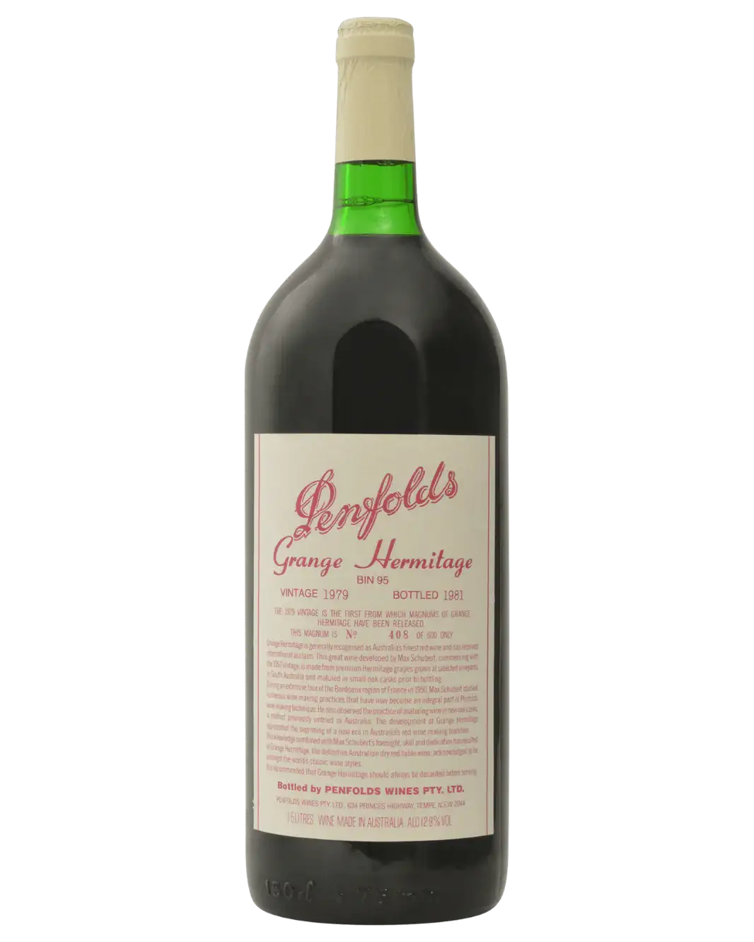 1979 Penfolds Bin 95 Grange Shiraz 1.5L Timber Case