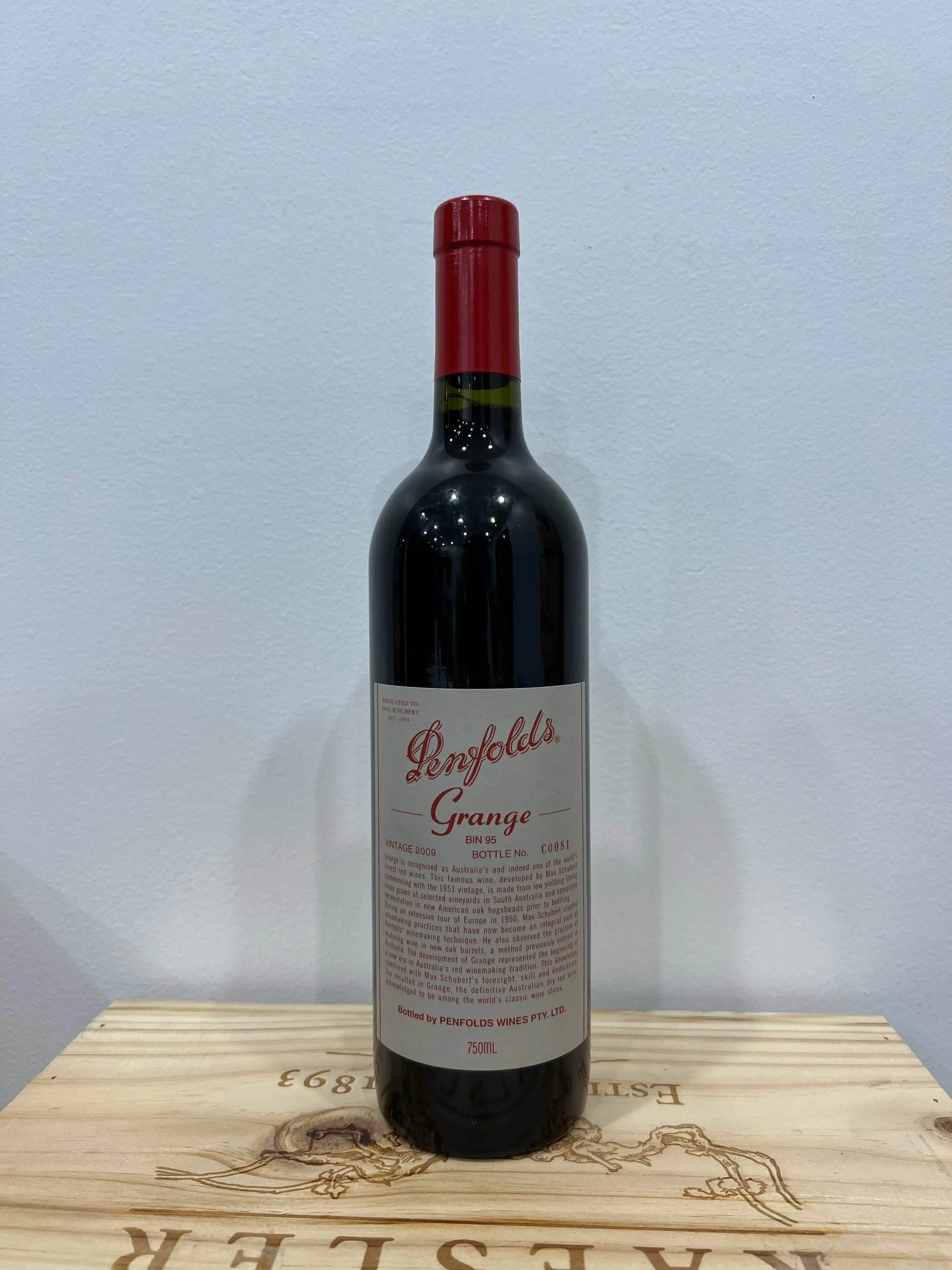 2009 Penfolds Bin 95 Grange Shiraz 750ml