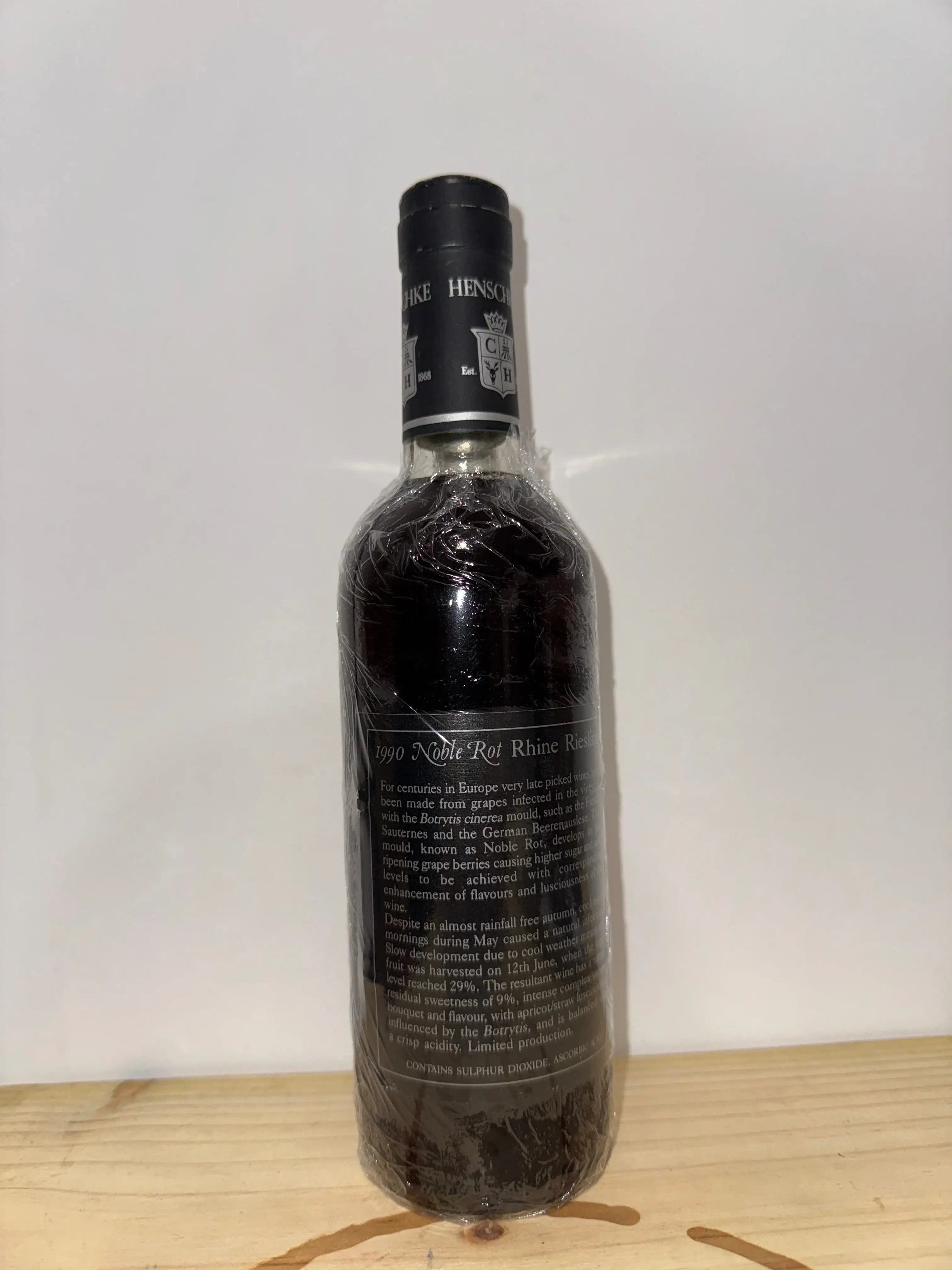1990 Henschke Noble Rot Rhine Riesling 375ml Half Bottle
