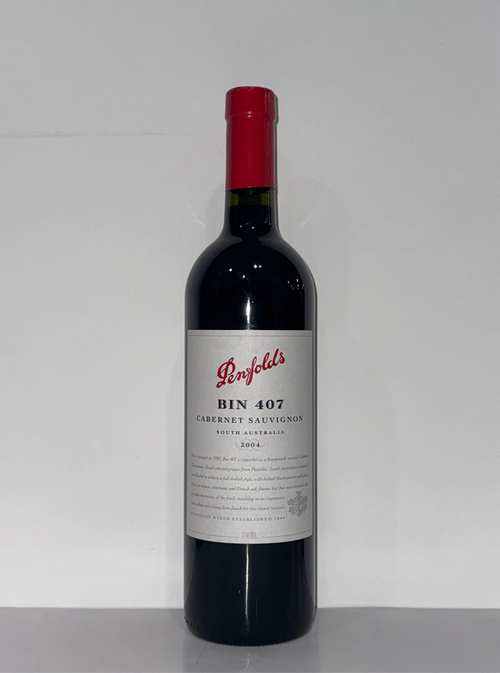 2004 Penfolds Bin 407 Cabernet Sauvignon 