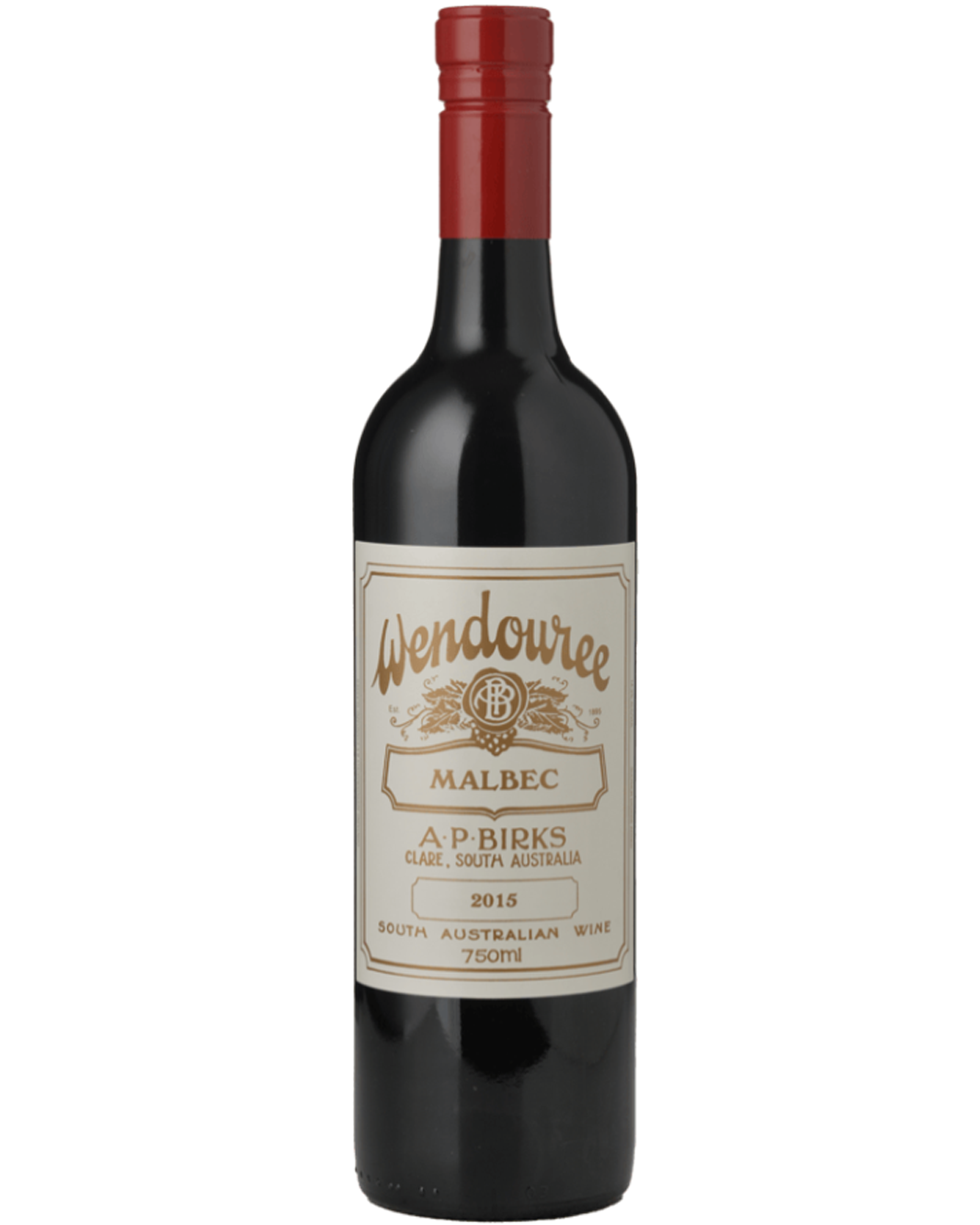 WENDOUREE Malbec, Clare Valley. 2015. Screwcap Closure