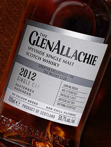 The GlenAllachie 2012 Sauternes Hogshead Single Cask 700ml